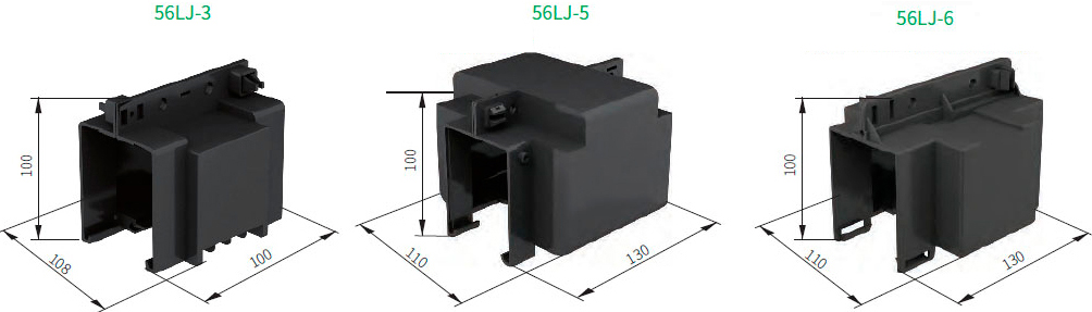 Крышка стыковая серии 56LJ для HFP56 (35A-210A) Крышка стыковая серии 56LJ для HFP56 (35A-210A)